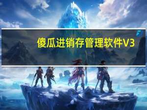 傻瓜进销存管理软件 V3.24 绿色破解版（傻瓜进销存管理软件 V3.24 绿色破解版功能简介）