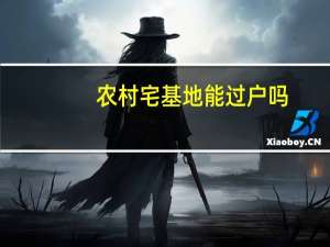 农村宅基地能过户吗