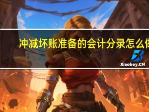 冲减坏账准备的会计分录怎么做（冲减坏账准备的会计分录）
