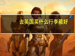 去英国买什么行李箱好