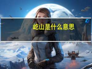 屹山是什么意思