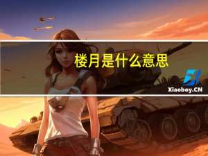 楼月是什么意思