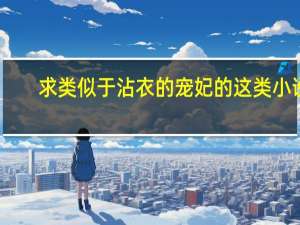 求类似于沾衣的宠妃的这类小说
