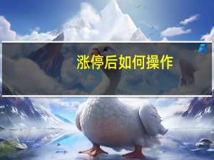 涨停后如何操作