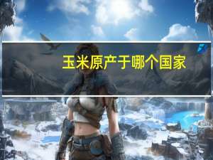 玉米原产于哪个国家