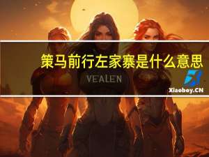 策马前行左家寨是什么意思