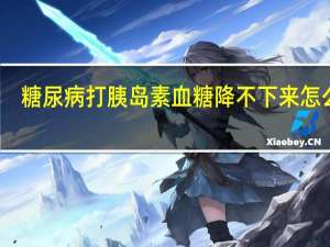 糖尿病打胰岛素血糖降不下来怎么办（打胰岛素血糖降不下来怎么办）