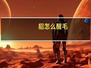 貂怎么醒毛