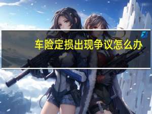 车险定损出现争议怎么办