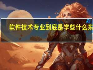 软件技术专业到底是学些什么东西