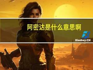 阿密达是什么意思啊（AMD是什么意思）