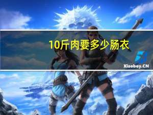 10斤肉要多少肠衣