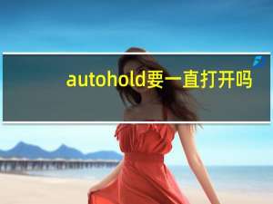 autohold要一直打开吗
