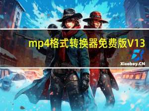 mp4格式转换器免费版 V13.0 官方版（mp4格式转换器免费版 V13.0 官方版功能简介）