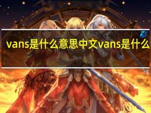 vans是什么意思中文 vans是什么意思