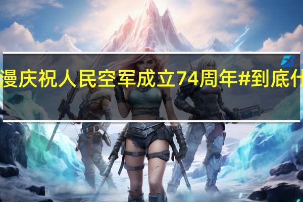 #萌漫庆祝人民空军成立74周年# 到底什么情况嘞