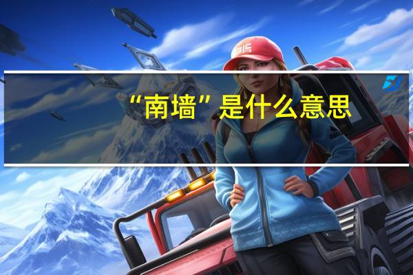 “南墙”是什么意思