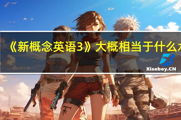 《新概念英语3》大概相当于什么水平