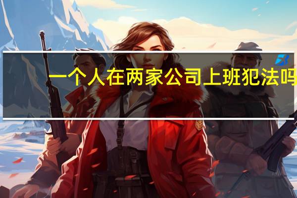 一个人在两家公司上班犯法吗