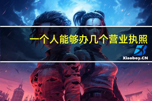 一个人能够办几个营业执照