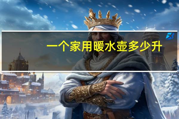一个家用暖水壶多少升