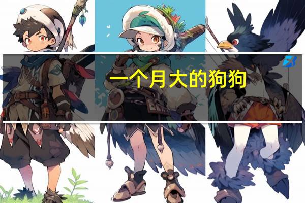 一个月大的狗狗