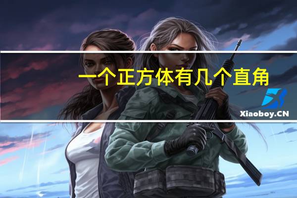 一个正方体有几个直角