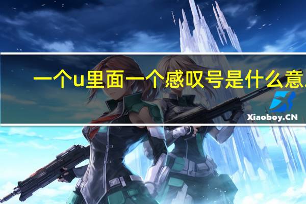 一个u里面一个感叹号是什么意思