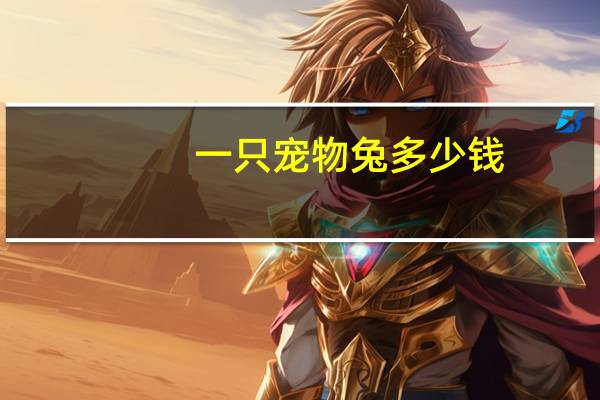 一只宠物兔多少钱
