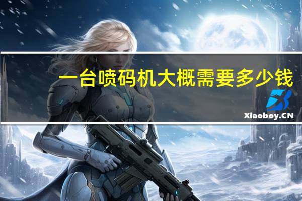 一台喷码机大概需要多少钱