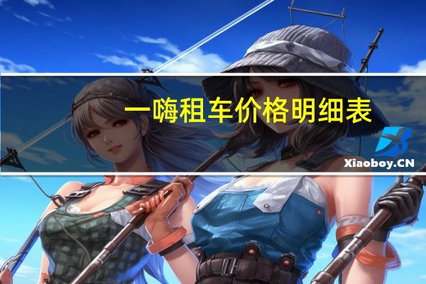 一嗨租车价格明细表
