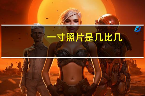 一寸照片是几比几_