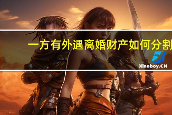 一方有外遇离婚财产如何分割