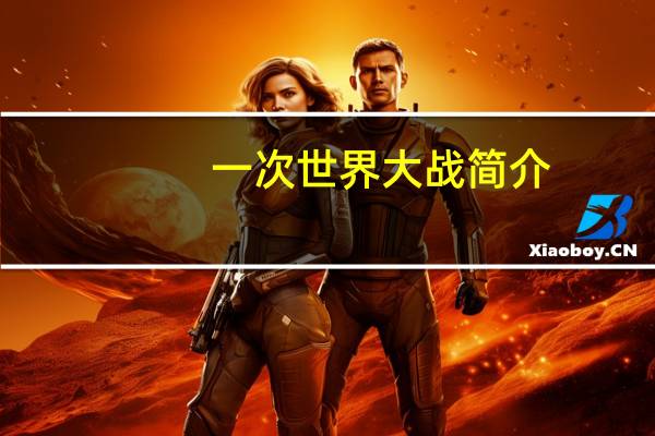 一次世界大战简介