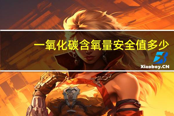 一氧化碳含氧量安全值多少