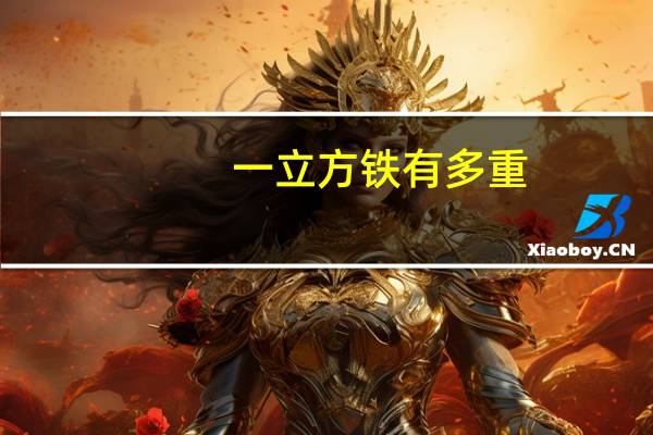 一立方铁有多重
