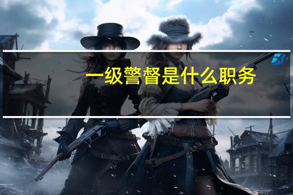 一级警督是什么职务
