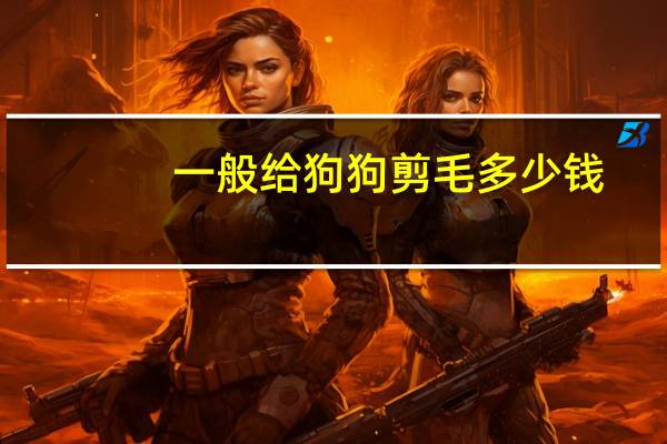 一般给狗狗剪毛多少钱