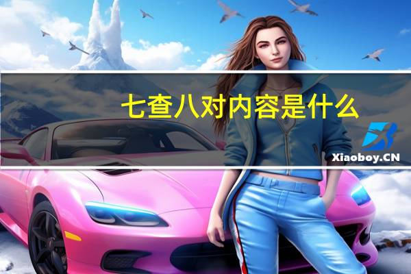 七查八对内容是什么