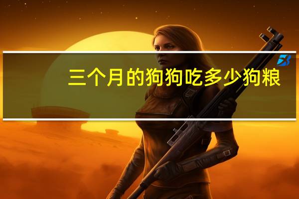 三个月的狗狗吃多少狗粮