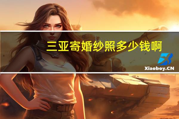 三亚寄婚纱照多少钱啊