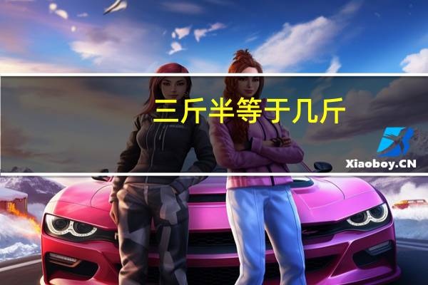 三斤半等于几斤