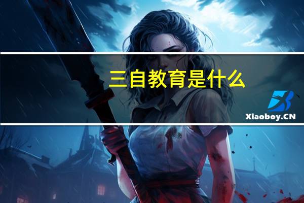 三自教育是什么