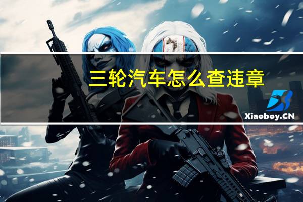 三轮汽车怎么查违章