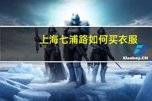 上海七浦路如何买衣服