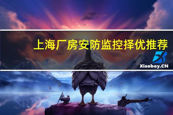 上海厂房安防监控择优推荐