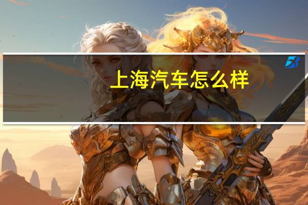 上海汽车怎么样