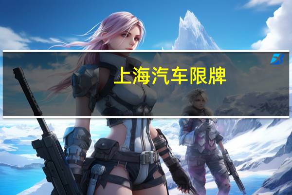 上海汽车限牌