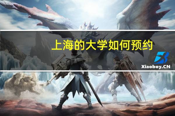 上海的大学如何预约