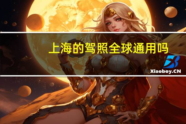 上海的驾照全球通用吗